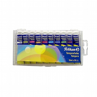 Τέμπερες 10 Xρωμάτων (12ml) - Pelikan Τέμπερες 10 Xρωμάτων (12ml) - Pelikan