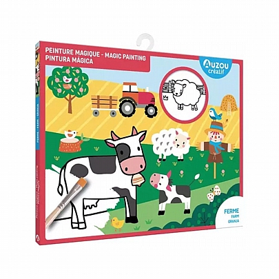Ζωγραφική με Πινέλο & Νερό - Η Μαγική Φάρμα - Auzou Ζωγραφική με Πινέλο & Νερό - Η Μαγική Φάρμα - Auzou