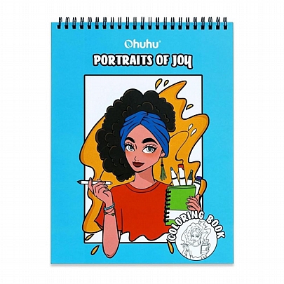 Βιβλίο Ζωγραφικής - Portraits of Joy - Ohuhu Βιβλίο Ζωγραφικής - Portraits of Joy - Ohuhu