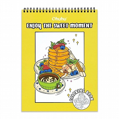 Βιβλίο Ζωγραφικής - Enjoy the Sweet Moments - Ohuhu Βιβλίο Ζωγραφικής - Enjoy the Sweet Moments - Ohuhu