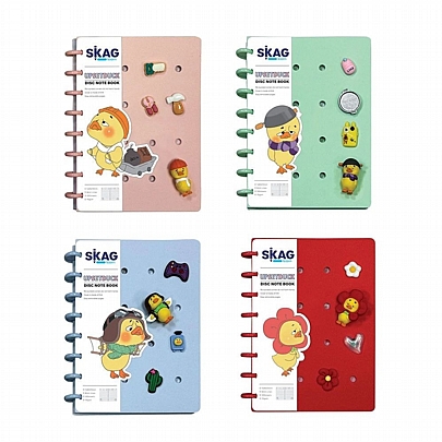 Σημειωματάριο Ριγέ με Αφρώδες Εξώφυλλο & Κλιπ - Upset Duck (15x21) - Skag Σημειωματάριο Ριγέ με Αφρώδες Εξώφυλλο & Κλιπ - Upset Duck (15x21) - Skag