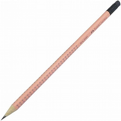 Μολύβι με σβήστρα Peach (ΗΒ) - Faber-Castell Grip 2001 Μολύβι με σβήστρα Peach (ΗΒ) - Faber-Castell Grip 2001