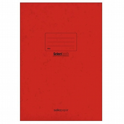 Τετράδιο Εκθέσεων Ριγέ A4 - Κοκκίνο (40Φ./80gr) - Salkopaper Τετράδιο Εκθέσεων Ριγέ A4 - Κοκκίνο (40Φ./80gr) - Salkopaper