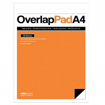Μπλοκ γραφής Καρέ Overlap Α4 (50Φ.) - Salkopaper Μπλοκ γραφής Καρέ Overlap Α4 (50Φ.) - Salkopaper