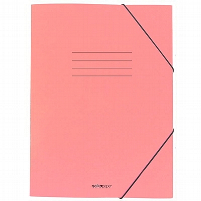 Χάρτινος φάκελος με λάστιχο - Pastel Ροζ (25x35) - Salkopaper Χάρτινος φάκελος με λάστιχο - Pastel Ροζ (25x35) - Salkopaper