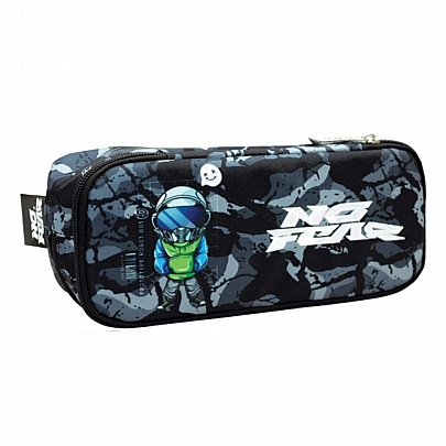 Κασετίνα (2 Θήκες) - Robot - No Fear Κασετίνα (2 Θήκες) - Robot - No Fear