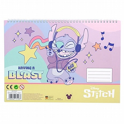 Μπλοκ ζωγραφικής σπιράλ με Αυτοκόλλητα A4 - Having A Blast (40Φ.) - Gim Μπλοκ ζωγραφικής σπιράλ με Αυτοκόλλητα A4 - Having A Blast (40Φ.) - Gim