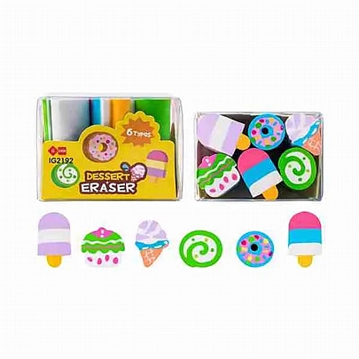 Σετ σβήστρες - Παγωτά (6τμχ.) - iiGEN Σετ σβήστρες - Παγωτά (6τμχ.) - iiGEN