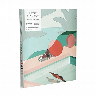 Ζωγραφική με Αριθμούς σε Καμβά - St Barthélémy by Léa Morichon - La Petite Ζωγραφική με Αριθμούς σε Καμβά - St Barthélémy by Léa Morichon - La Petite