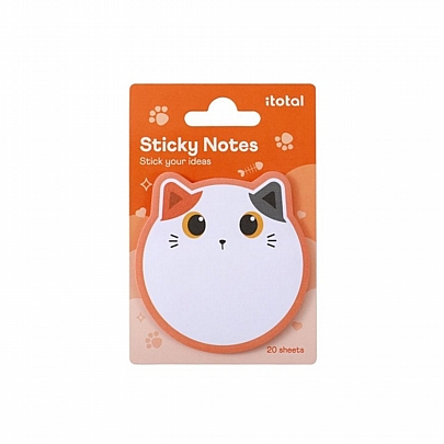 Αυτοκόλλητα Sticky Notes - Orange Cat (20χαρτάκια/7.0x7.8εκ.) - iTotal Αυτοκόλλητα Sticky Notes - Orange Cat (20χαρτάκια/7.0x7.8εκ.) - iTotal