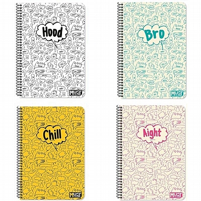 Τετράδιο σπιράλ Β5 - 2 θέματα Quotes (60Φ.) - Diakakis Τετράδιο σπιράλ Β5 - 2 θέματα Quotes (60Φ.) - Diakakis