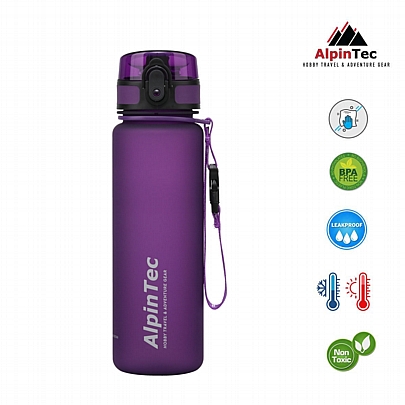 Παγούρι πλαστικό - Purple (500ml) - AlpinPro Παγούρι πλαστικό - Purple (500ml) - AlpinPro