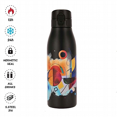 Θερμός μεταλλικό - Black (600ml) - AlpinPro