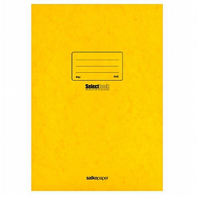 Τετράδιο Εκθέσεων Ριγέ A4 - Κίτρινο (40Φ./80gr) - Salkopaper Τετράδιο Εκθέσεων Ριγέ A4 - Κίτρινο (40Φ./80gr) - Salkopaper