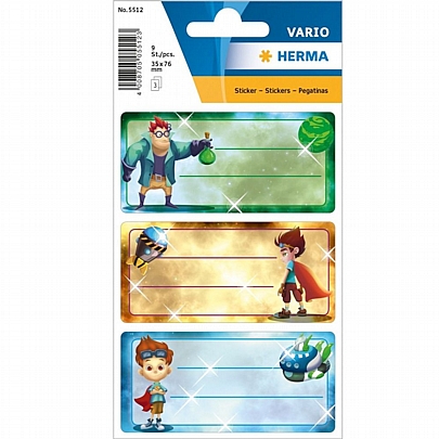 Αυτοκόλλητες ετικέτες - Super Hero (9τμχ.) - Herma Αυτοκόλλητες ετικέτες - Super Hero (9τμχ.) - Herma