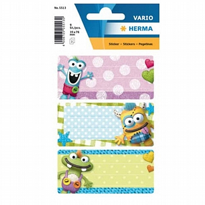 Αυτοκόλλητες ετικέτες - Little Monster (9τμχ.) - Herma Αυτοκόλλητες ετικέτες - Little Monster (9τμχ.) - Herma