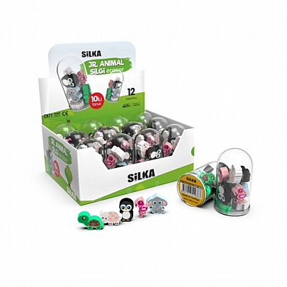 Σετ σβήστρες - Animals (10τμχ.) - Silka Silgi Σετ σβήστρες - Animals (10τμχ.) - Silka Silgi