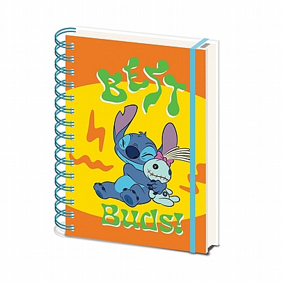 Σπιράλ Σημειωματάριο Ριγέ - Lilo & Stitch (15.5x21) - Pyramid
