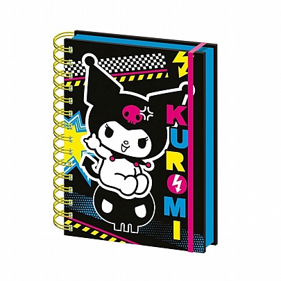 Σπιράλ Σημειωματάριο Ριγέ - Kuromi (15.5x21) - Pyramid Σπιράλ Σημειωματάριο Ριγέ - Kuromi (15.5x21) - Pyramid