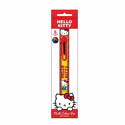 Στυλό 6 Χρωμάτων Multicolor - Hello Kitty (0.5mm) - Pyramid Στυλό 6 Χρωμάτων Multicolor - Hello Kitty (0.5mm) - Pyramid