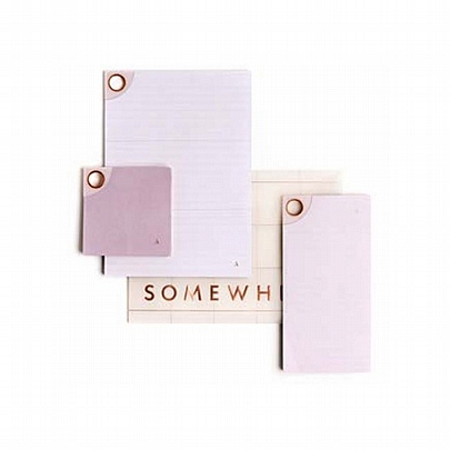 Σετ 3 Μαγνητικά Μπλοκ με Αφαιρούμενα Χαρτάκια - Blush - Somewhere Σετ 3 Μαγνητικά Μπλοκ με Αφαιρούμενα Χαρτάκια - Blush - Somewhere