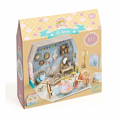 Do it Yourself: Κατασκευάζω & Χρωματίζω 3D Κουκλόσπιτο-Βαλιτσάκι - Alba - Djeco