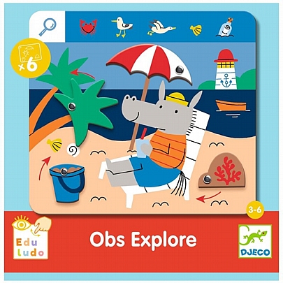 Εκπαιδευτικό παιχνίδι παρατήρησης - Ταξίδια Εξερεύνησης - Djeco Εκπαιδευτικό παιχνίδι παρατήρησης - Ταξίδια Εξερεύνησης - Djeco