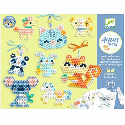 Kατασκευάζω Κρεμαστά με Χάντρες & Νερό - Ζωάκια - Djeco Kατασκευάζω Κρεμαστά με Χάντρες & Νερό - Ζωάκια - Djeco