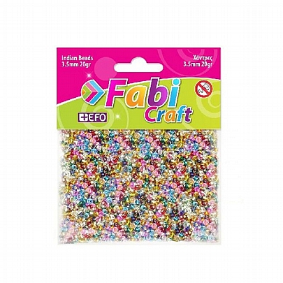 Χάντρες - Πολύχρωμες (3.5mm/20gr) - Fabi Χάντρες - Πολύχρωμες (3.5mm/20gr) - Fabi