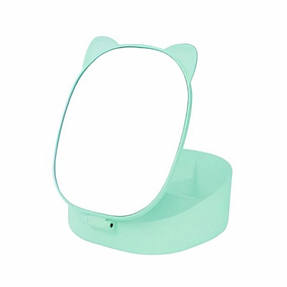 Αναδιπλούμενος Καθρέπτης Make Up & Κοσμηματοθήκη - Pastel Green - iTotal Αναδιπλούμενος Καθρέπτης Make Up & Κοσμηματοθήκη - Pastel Green - iTotal