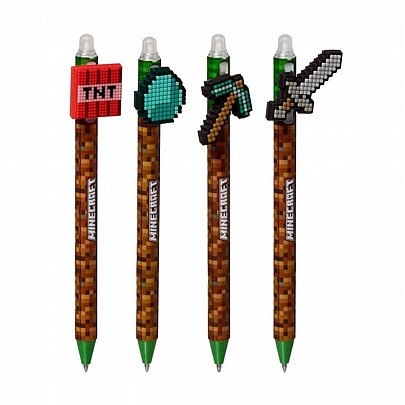 Στυλό που σβήνει Minecraft Tools - Μπλε (0.5mm) - Puckator Στυλό που σβήνει Minecraft Tools - Μπλε (0.5mm) - Puckator