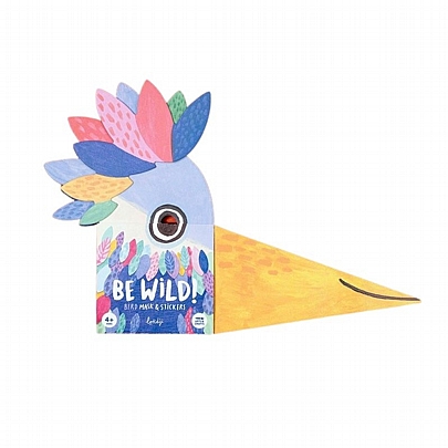 Be Wild!: Διακοσμώ Μάσκα με Αυτοκόλλητα - Bird - Londji