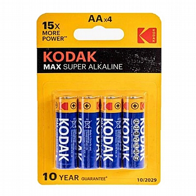 Extra Αλκαλικές Μπαταρίες ΑΑ 1.5V (4τμχ.) - Kodak