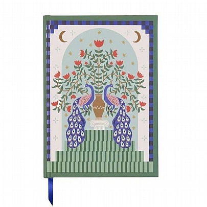 Σημειωματάριο Ριγέ με Σκληρό Εξώφυλλο - A Dopo Peacock (15x20) - Designworks Ink Σημειωματάριο Ριγέ με Σκληρό Εξώφυλλο - A Dopo Peacock (15x20) - Designworks Ink