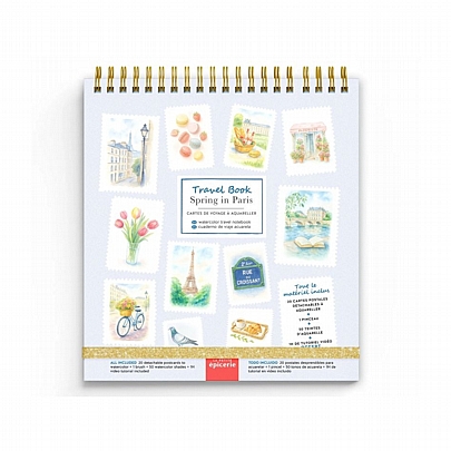 Σετ Ζωγραφικής με Ακουαρέλα - Spring in Paris - La Petite