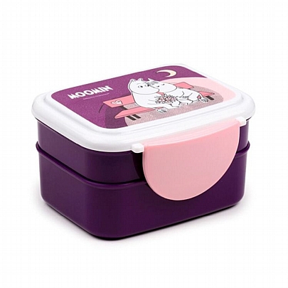 Φαγητοδοχείο Πλαστικό με Δύο Δοχεία, Διαχωριστικά, Κουτάλι & Πιρούνι - Moomin - Puckator Φαγητοδοχείο Πλαστικό με Δύο Δοχεία, Διαχωριστικά, Κουτάλι & Πιρούνι - Moomin - Puckator