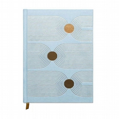 Σημειωματάριο Suede Ριγέ με Σκληρό Εξώφυλλο & Τσέπη - Arch Dot (15x20) - Designworks Ink Σημειωματάριο Suede Ριγέ με Σκληρό Εξώφυλλο & Τσέπη - Arch Dot (15x20) - Designworks Ink