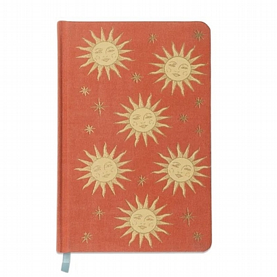 Σημειωματάριο Ριγέ με Σκληρό Εξώφυλλο - Terracotta Sun (13x21) - Designworks Ink Σημειωματάριο Ριγέ με Σκληρό Εξώφυλλο - Terracotta Sun (13x21) - Designworks Ink
