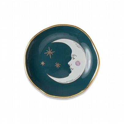 Κεραμικό Πιατάκι - Teal Moon - Designworks Ink Κεραμικό Πιατάκι - Teal Moon - Designworks Ink