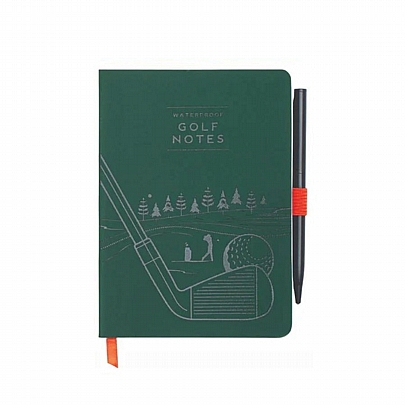Αδιάβροχο Σημειωματάριο με Στυλό - Golf (11.5x16.5) - Gentlemen's Hardware Αδιάβροχο Σημειωματάριο με Στυλό - Golf (11.5x16.5) - Gentlemen's Hardware
