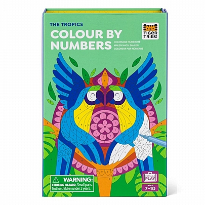 Σετ Κουτί Ζωγραφικής με Αρίθμηση - The Tropics - Tiger Tribe Σετ Κουτί Ζωγραφικής με Αρίθμηση - The Tropics - Tiger Tribe