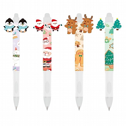 Στύλο που σβήνει Christmas - Μπλε (0.7mm) - The Littlies Στύλο που σβήνει Christmas - Μπλε (0.7mm) - The Littlies